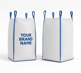 Four-loop bulk FIBC bags stacked on pallet with up to 3000kg capacity